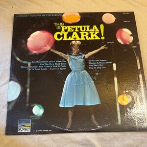 This is Petula Clark Vintage Record Vinyl